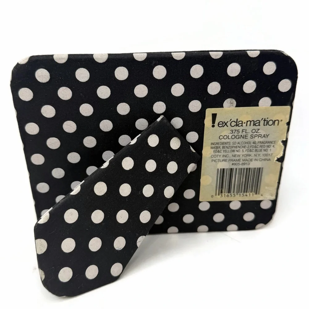 Vintage Exclamation Cologne Picture Frame